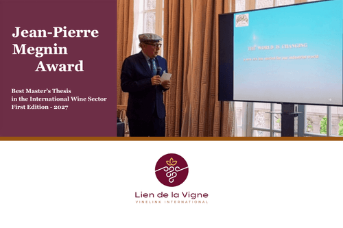 Lien de la Vigne launches the "Jean-Pierre Megnin Award" for research in the international wine sector